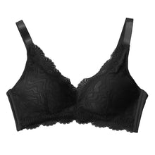 画像をギャラリービューアに読み込む, ブラジャー 脇高 ノンワイヤー ノンワイヤーブラ レース くすみカラー M~3L レディース 女性 下着 かわいい 脇肉 ワイヤレス ワイヤーなし 単品 婦人 インナー 締め付けない 楽 ラク フィット ソフトブラ