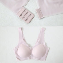 画像をギャラリービューアに読み込む, ノンワイヤーブラ ブラジャー ハーフトップ シームレス ブラ ひびきにくい アウターにひびかない レディース M~LL 段差レス 下着 インナー モールドカップ シンプル 無地 (在庫限り)