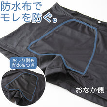 画像をギャラリービューアに読み込む, 重ね履きパンツ オーバーパンツ サニタリー 防水布付き 透け防止 1分丈 吸汗速乾 ドライ 快適 フィット感 優しい ストレッチ サラサラ さらり やや薄手 スカートの下に重ねて安心 無地 ブラック 黒 透けない 伸縮性 スカート ズボンの下 レディース 女子 高校生 M L LL (在庫限り)