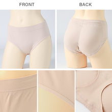 画像をギャラリービューアに読み込む, レディース 美尻ショーツ 尻パッド付き ショーツ ヒップアップ S M L 婦人 下着 パンツ ヒップパッド付き デスクワーク ボリュームアップ 美尻 コスプレ ドレス パンティ 補正 補整下着