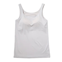 画像をギャラリービューアに読み込む, タンクトップ カップ付き インナー ブラトップ レディース カップ付きタンクトップ 肌着 M L LL カップ付きインナー カップ付 タンク 婦人 下着 女性 バストアップ すっきり 補整 補正