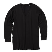 画像をギャラリービューアに読み込む, メンズ インナー 長袖 Vネック 肌側綿100% 吸湿発熱 あったかインナー 保温 吸放湿 ストレッチ やわらか なめらか 暖かい 冬用 防寒 肌着 下着 M L LL インナーシャツ 長袖シャツ V首 紳士 男性 秋冬 寒さ対策 綿混 発熱インナー 防寒インナー