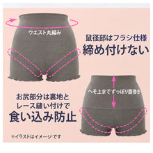 画像をギャラリービューアに読み込む, 腹巻付きショーツ レディース 綿混 鼠径部 締め付けにくい ハイウエスト お腹すっぽり 腹巻パンツ M L LL ウエスト丸編み フラシ仕様 食い込みにくい 深ばき 女性 下着 インナー コットン ストレッチ そけい部 ゆったり 腹巻きショーツ 24h CARE
