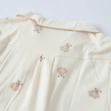 画像をギャラリービューアに読み込む, マタニティパジャマ 全開 パジャマ マタニティ レディース マタニティウェア 妊婦 長袖 産前 産後 ルームウェア 上下セット M-L L-LL マタニティー 婦人 ナイトウェア 長ズボン 上下 女性