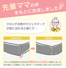 画像をギャラリービューアに読み込む, 産褥ショーツ 産じょくショーツ 産後 マタニティ クロッチ開閉 マジックテープ 2枚組 M-L~2L-3L マタニティインナー マタニティー 出産準備 産じょく インナー 入院準備 M L LL