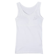 画像をギャラリービューアに読み込む, 綿100% カップ付き タンクトップ 胸二重 女の子 キッズ ジュニア 140cm 150cm 160cm 165cm スクール インナー 小学生 中学生 肌着 胸2重 ガールズ 女児 取り外し可 日本製 コットン 肌に優しい