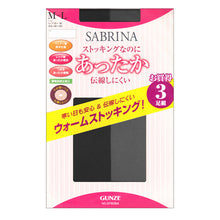 画像をギャラリービューアに読み込む, グンゼ ストッキング まとめ買い サブリナ あったかい 3足組 M-L・L-LL (パンスト セット 伝線しにくい 暖かい 秋 冬 SABRINA GUNZE M L LL) (在庫限り)