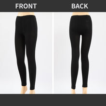 画像をギャラリービューアに読み込む, 裏起毛 レギンス あったか 黒 10分丈 150デニール レディース M-L 厚手 防寒 温かい 暖かい あったかい 厚い 冬用 裏 起毛 (在庫限り)