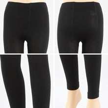 画像をギャラリービューアに読み込む, 裏起毛 レギンス あったか 黒 10分丈 150デニール レディース M-L 厚手 防寒 温かい 暖かい あったかい 厚い 冬用 裏 起毛 (在庫限り)