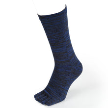 画像をギャラリービューアに読み込む, 5本指ソックス メンズ クルー丈 24-27cm (五本指 靴下 ソックス カラフル 男性 メンズ 日本製 抗菌防臭 吸汗 高耐久) (在庫限り)