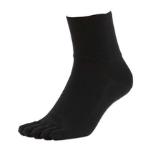 画像をギャラリービューアに読み込む, 5本指ソックス メンズ ゆったり 締め付けない 5本指靴下 綿 クルー丈 24-27cm・27-29cm 五本指ソックス 靴下 ソックス カラフル 男性 日本製 抗菌防臭 吸汗 丈夫