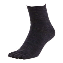 画像をギャラリービューアに読み込む, 5本指ソックス メンズ ゆったり 締め付けない 5本指靴下 綿 クルー丈 24-27cm・27-29cm 五本指ソックス 靴下 ソックス カラフル 男性 日本製 抗菌防臭 吸汗 丈夫