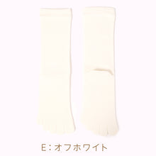 画像をギャラリービューアに読み込む, 5本指ソックス レディース クルー丈 丈夫 抗菌防臭 23-25cm 日本製 五本指 靴下 汗 ニオイ 5本指靴下 ムレ 足 冷え対策 冷え取り スポーツ 仕事 おしゃれ かわいい 吸汗 しっかり 女性
