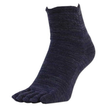 画像をギャラリービューアに読み込む, 5本指ソックス レディース 口ゴム ゆったり 綿 5本指靴下 クルーソックス 22-24cm 五本指ソックス 靴下 クルー丈 ソックス カラフル カラー 女性 日本製 吸汗 丈夫 おしゃれ かわいい 締め付けない