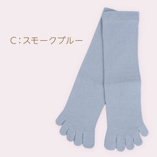 画像をギャラリービューアに読み込む, 5本指靴下 子供 クルーソックス 16-18cm・19-21cm 五本指ソックス 5本指ソックス キッズ 男の子 女の子 クルー丈 日本製 無地