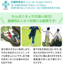 画像をギャラリービューアに読み込む, 5本指靴下 子供 クルーソックス 16-18cm・19-21cm 五本指ソックス 5本指ソックス キッズ 男の子 女の子 クルー丈 日本製 無地 (在庫限り)