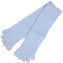 画像をギャラリービューアに読み込む, 5本指靴下 子供 クルーソックス 16-18cm・19-21cm 五本指ソックス 5本指ソックス キッズ 男の子 女の子 クルー丈 日本製 無地 (在庫限り)