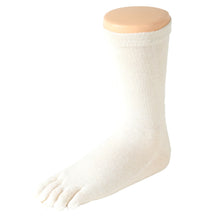 画像をギャラリービューアに読み込む, 5本指ソックス レディース 靴下 五本指 ヘンプ クルー丈 22-24cm クルーソックス 5本指靴下 麻 女性 蒸れない 日本製 (在庫限り)