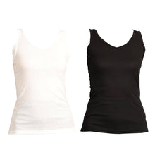 画像をギャラリービューアに読み込む, Suteteko 素肌ドライ汗取り付きタンクトップ 2枚組 3L・4L (大きいサイズ 大きめ 大寸 タンクトップ 吸汗 速乾 脇汗 レディース 女性 インナー)