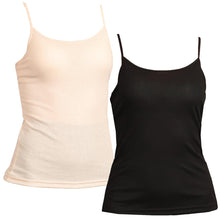 画像をギャラリービューアに読み込む, ブラキャミ キャミソール カップ付き インナー 綿混 薄手 レディース S~LL 下着 ブラトップ 無地 女性 肌着 カップ付インナー 吸汗速乾 春 夏 秋 締め付けない