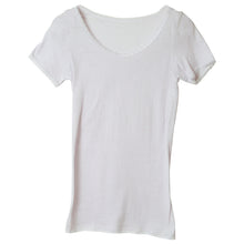 画像をギャラリービューアに読み込む, 綿100% インナー 半袖 レディース ガーゼ M~LL 下着 肌着 締め付けない 綿 コットン シャツ 3分袖 女性 婦人 冷えとり あったか 暖かい 日本製