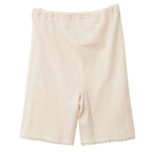 画像をギャラリービューアに読み込む, 綿100% 3分丈 ボトム ひざ上 レディース インナー M~LL (下着 綿 締め付けない パンツ ボトムス レギンス スパッツ ガーゼ ズボン下 肌着 冷えとり 日本製)