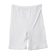 画像をギャラリービューアに読み込む, 綿100% 3分丈 ボトム ひざ上 レディース インナー M~LL (下着 綿 締め付けない パンツ ボトムス レギンス スパッツ ガーゼ ズボン下 肌着 冷えとり 日本製)