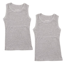 画像をギャラリービューアに読み込む, タンクトップ キッズ 子供 無地 2枚セット 110cm~160cm (女の子 男の子 ジュニア リブ ノースリーブ ランニングシャツ おしゃれ インナー 重ね着 子供服 110 120 130 140 150 160) (在庫限り)