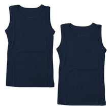 画像をギャラリービューアに読み込む, タンクトップ キッズ 子供 無地 2枚セット 110cm~160cm (女の子 男の子 ジュニア リブ ノースリーブ ランニングシャツ おしゃれ インナー 重ね着 子供服 110 120 130 140 150 160) (在庫限り)