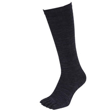 画像をギャラリービューアに読み込む, 5本指靴下 ハイソックス レディース 22-24cm (5本指ソックス 五本指 ソックス 女性 22cm 23cm 日本製 丈夫 カラフル) (在庫限り)