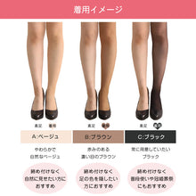 画像をギャラリービューアに読み込む, ストッキング 大きいサイズ パンスト 締め付けない レディース 日本製 LL-3L・3L-5L ゆったり しめつけない ノーサポート ノンサポート プチプラ