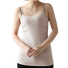 画像をギャラリービューアに読み込む, キャミソール 綿100% インナー レディース 肌着 リブ S~5L 婦人 下着 女性 締め付けない ノースリーブ 無地 シンプル コットン 大きいサイズ ll 3l 4l 5l ゆったり 締め付けない
