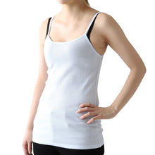 画像をギャラリービューアに読み込む, キャミソール 綿100% インナー レディース 肌着 リブ S~5L 婦人 下着 女性 締め付けない ノースリーブ 無地 シンプル コットン 大きいサイズ ll 3l 4l 5l ゆったり 締め付けない