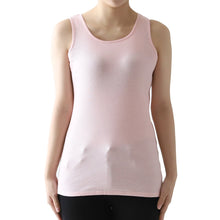 画像をギャラリービューアに読み込む, タンクトップ 綿100% インナー レディース リブ 肌着 S~5L 下着 女性 ゆったり 婦人 シンプル ll 3l 4l 5l 大きいサイズ 締め付けない 伸びる 伸縮性 丈長め