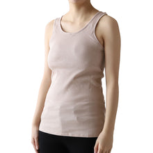画像をギャラリービューアに読み込む, カップ付き タンクトップ インナー レディース 綿100% 下着 リブ 楽 ブラトップ アンダーゴムなし S~5L 肌着 カップ付きインナー ゆったり リラックス 締め付けない 伸びる 伸縮 パッド 婦人 シンプル 女性 ll 3l 4l 5l 大きいサイズ