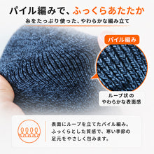 画像をギャラリービューアに読み込む, 裏起毛 靴下 メンズ あったか 厚手 ソックス 20-22cm~28-30cm ハイ丈 大きいサイズ 男 厚地 暖かい 保温 ハイソックス 防寒 冷え性対策グッズ 足 お休みソックス パイル アウトドア 屋内 屋外 紺 灰 茶
