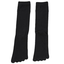 画像をギャラリービューアに読み込む, 5本指ソックス レディース ハイクルー 薄手 靴下 22-24cm~28-30cm 5本指 ソックス 夏用 蒸れない 5本指靴下 五本指ソックス ハイソックス メンズ 大きいサイズ