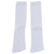 画像をギャラリービューアに読み込む, 5本指ソックス レディース ハイクルー 薄手 靴下 22-24cm~28-30cm 5本指 ソックス 夏用 蒸れない 5本指靴下 五本指ソックス ハイソックス メンズ 大きいサイズ