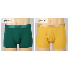 画像をギャラリービューアに読み込む, メンズ 冷感 パンツ 下着 ボクサーパンツ 前閉じ 接触冷感 S M L LL 3L ボクサーブリーフ 涼しい 夏用 ツルツル サラサラ ゆったり 大きいサイズ ストレッチ 光沢 通気性 立体構造 蒸れない タグなし 高校生 中高年 快適 クールビズ 蒸れ軽減 吸放湿 吸湿 放湿 インナー