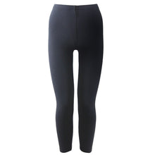 画像をギャラリービューアに読み込む, 綿混 レディース 10分丈 スパッツ 3L~5L (レギンス スポーツ フィットネス ウォーキング ヨガパンツ 透け防止 インナー 黒 下履き 大きいサイズ プラスサイズ)