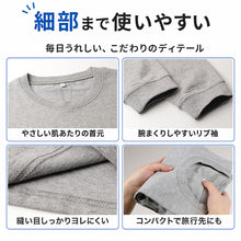 画像をギャラリービューアに読み込む, 綿100 長袖 Tシャツ 薄手 ルームウェア レディース メンズ ユニセックス S M L LL 3L 4L 綿100% ロンt トップスのみ コットン パジャマ 寝巻き 部屋着 丸首 夏向け 軽い 綿素材 家族 おそろい 大きいサイズ オーバーサイズ シンプル 無地 外出