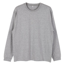 画像をギャラリービューアに読み込む, 綿100 長袖 Tシャツ 薄手 ルームウェア レディース メンズ ユニセックス S M L LL 3L 4L 綿100% ロンt トップスのみ コットン パジャマ 寝巻き 部屋着 丸首 夏向け 軽い 綿素材 家族 おそろい 大きいサイズ オーバーサイズ シンプル 無地 外出