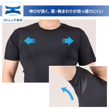 画像をギャラリービューアに読み込む, 大きいサイズ メンズ tシャツ 半袖 丸首 Tシャツ 3L 4L 5L 6L 7L 8L 10L ビッグサイズ キングサイズ ワイドサイズ トールサイズ 冷感インナー 接触冷感 吸汗速乾 ドライ ストレッチ 通気性 夏 夏用 インナー 肌着 下着 ひんやり さらさら 涼しい ムレにくい