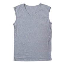 画像をギャラリービューアに読み込む, インナー メンズ ノースリーブ 綿100% vネック tシャツ 大きいサイズ 3L~4L スリーブレス 下着 肌着 綿100 コットン 男性 紳士 インナーシャツ 抗菌 防臭 3L 4L 白 黒 無地 V首