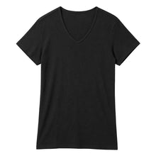 画像をギャラリービューアに読み込む, 綿100% メンズ インナー 半袖 tシャツ Vネック 薄手 定番 無地 白 黒 グレー 夏 冬 1年中 抗菌防臭 シンプル 肌着 下着 インナーシャツ S~LL