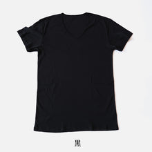 画像をギャラリービューアに読み込む, メンズ 綿100% Vネック インナー tシャツ 半袖 大きいサイズ 3L・4L 下着 男性 紳士 肌着 インナーシャツ 薄手 抗菌 防臭 3l 4l 白 黒 グレー V首