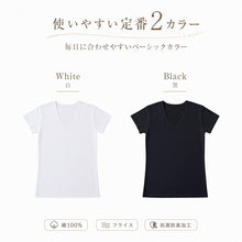 画像をギャラリービューアに読み込む, 綿100% メンズ インナーシャツ 深めVネック 半袖 Tシャツ S~LL 下着 肌着 V首 インナー 抗菌 防臭 におい 見えない 無地 コットン 男性 紳士 M L