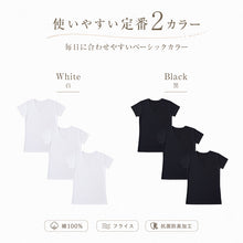 画像をギャラリービューアに読み込む, メンズ 綿100% 深Vネック Tシャツ 3枚セット 3L 4L 大きいサイズ 男性 紳士 半袖 下着 肌着 インナー 抗菌 防臭 白 黒 V首 コットン COTTON% スーツ下 ビジネス ビジネスインナー オールシーズン 3枚組 まとめ売り
