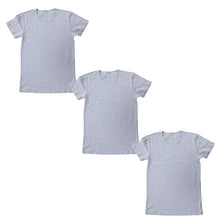 画像をギャラリービューアに読み込む, Suteteko メンズ 綿100% クルーネック Tシャツ 3枚セット S M L LL インナーシャツ 丸首 男性 肌着 薄手 抗菌 防臭 臭い 白 黒 グレー 紳士 コットン COTTON% スーツ下 ビジネス ビジネスインナー オールシーズン 3枚組 まとめ売り