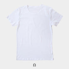 画像をギャラリービューアに読み込む, メンズ 綿100% インナー tシャツ 半袖 クルーネック 大きいサイズ 3L・4L 下着 男性 紳士 肌着 インナーシャツ 丸首 薄手 抗菌 防臭 3l 4l 白 黒 グレー